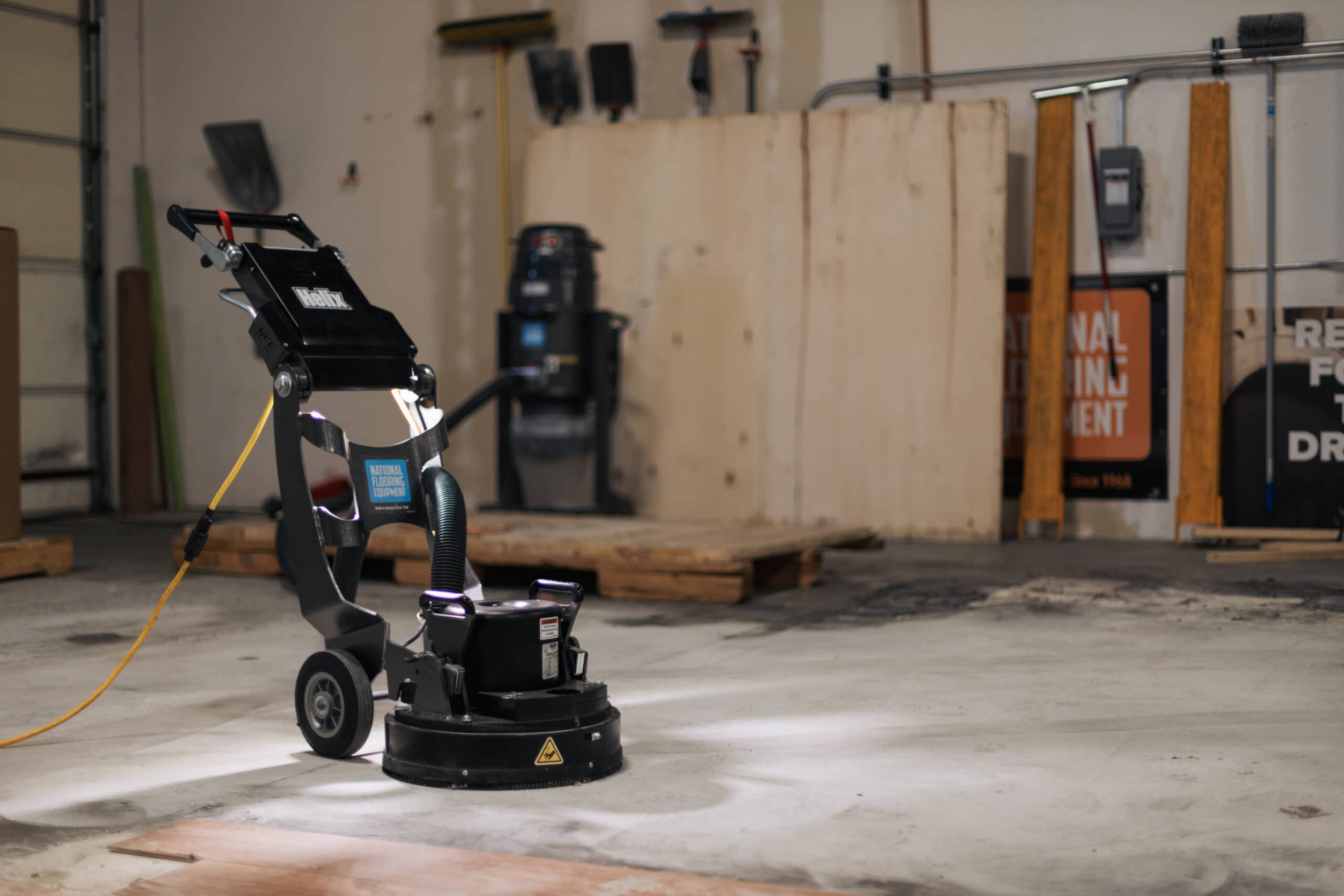 DualSpeed Grinding with the Helix National Flooring Equipment