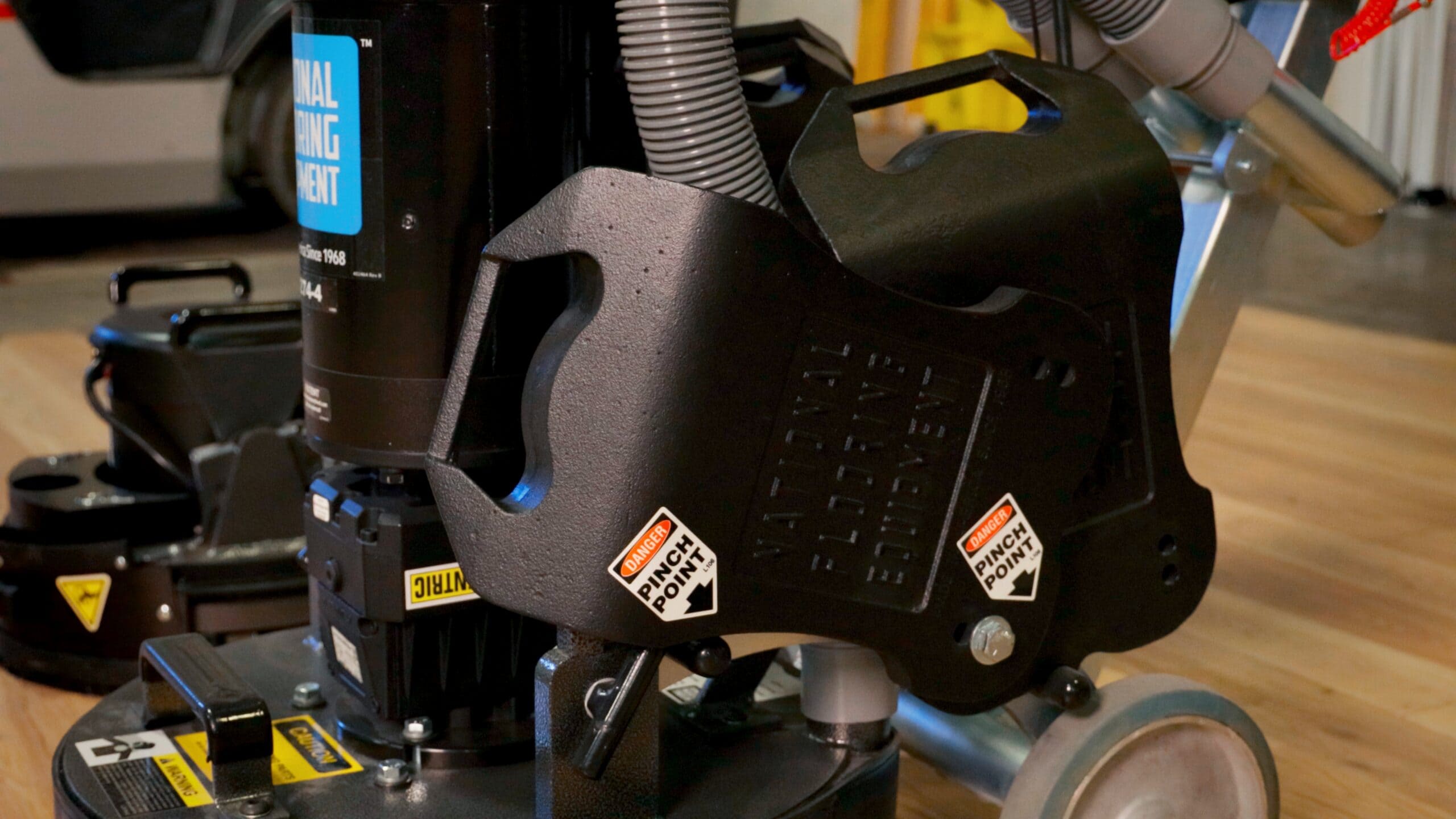 How much weight do I need on my concrete grinder? National Flooring